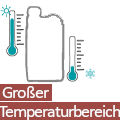 Goßer Temperaturbereich