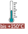 bis 150°C