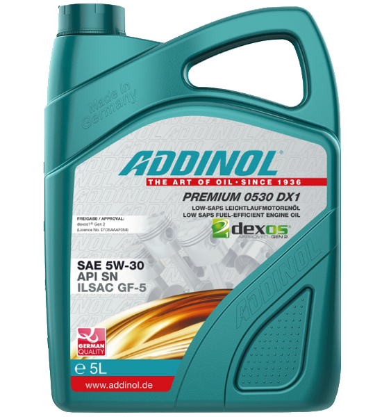 Addinol Premium 0530 DX1 5W30 Dexos 1 Gen 2 / 5 Liter