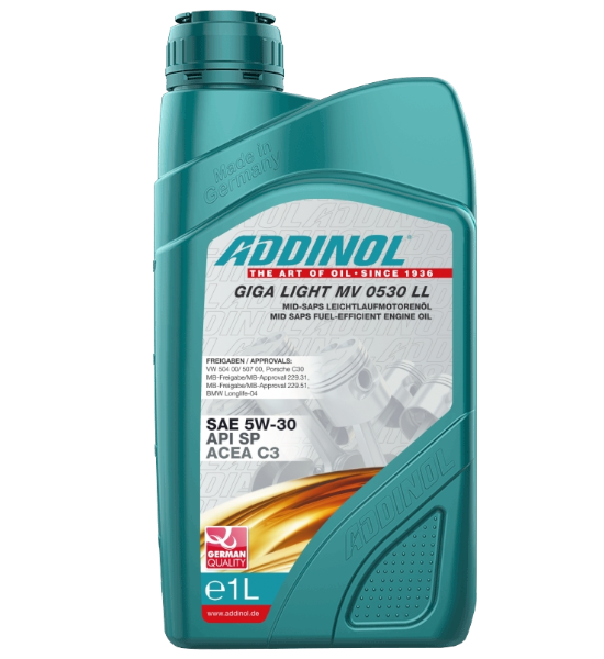 Addinol Motoröl 5w30 Giga Light MV 0530 LL / 1 Liter