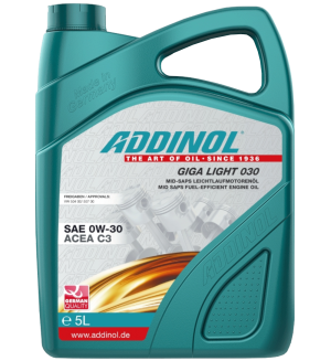Addinol Motoröl 0w30 Giga Light 030 / 5 Liter