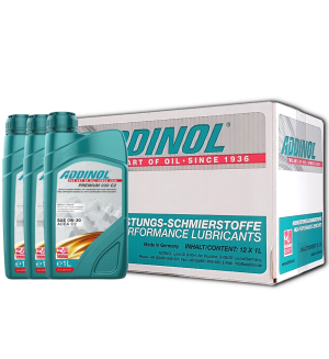 Addinol Motoröl 0w30 Premium 030 C2 / 12 x 1 Liter