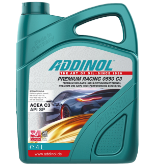 Addinol Motoröl 5w50 Premium Racing 0550 C3 / 4 Liter