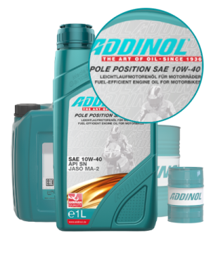 Addinol Pole Position SAE 10W-40 Motorradöl Öl 10w40 Motoröl