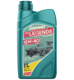 Addinol Oldtimer Öl 15w40 Legends 15w40 1 Liter Dose Vorderseite