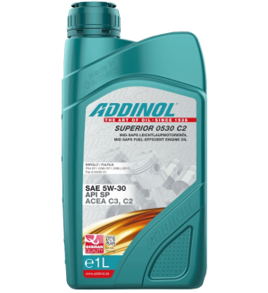 Addinol Motoröl 5w30 Superior 0530 C2 1 Liter Dose Vorderseite